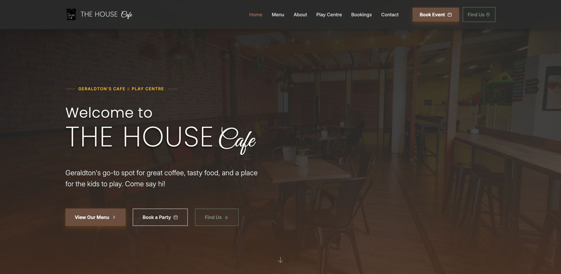 The House Cafe - Company Site