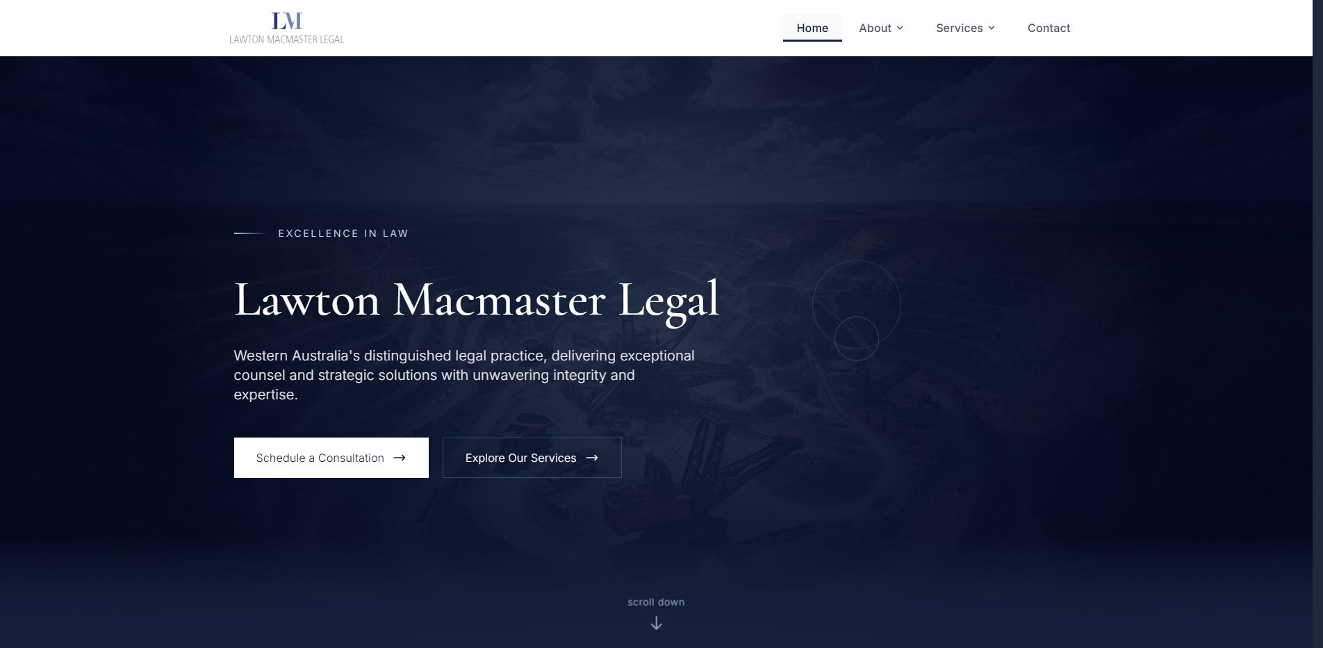 Lawton Macmaster Legal Website - Company Site
